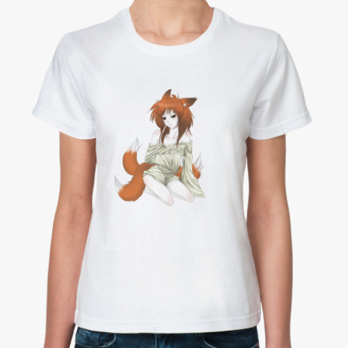 Классическая футболка Kitsune