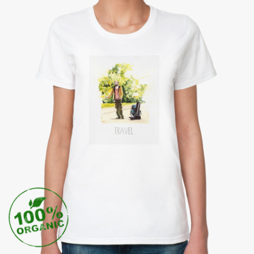 Женская футболка из органик-хлопка TRAVEL