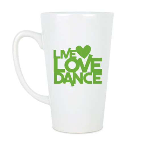 Чашка Латте Live Love Dance
