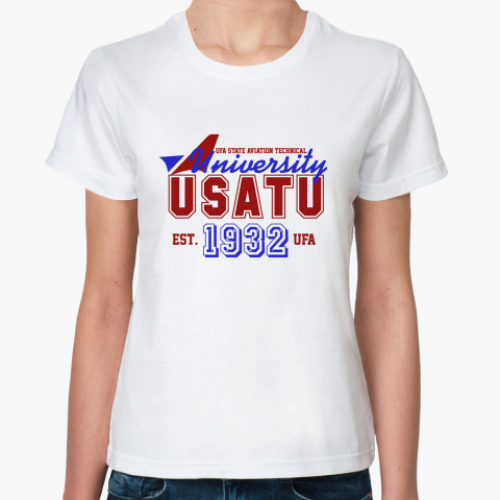 Классическая футболка УГАТУ
