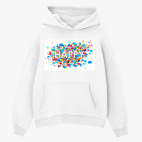 Толстовка худи оверсайз