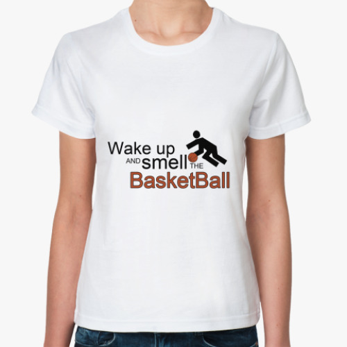 Классическая футболка Smell the Basketball