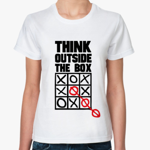 Классическая футболка  Think Outside The Box
