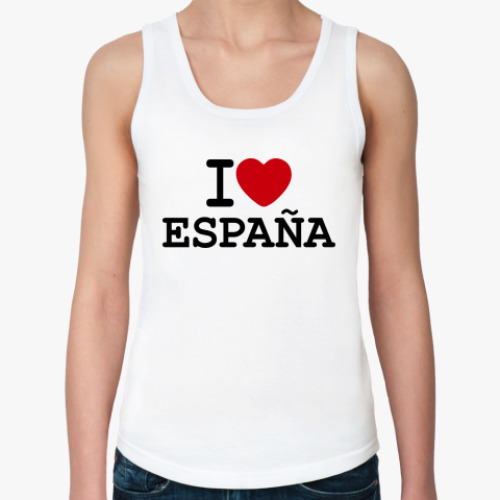 Женская майка  I Love España