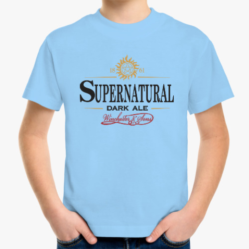 Детская футболка Supernatural - Темный эль