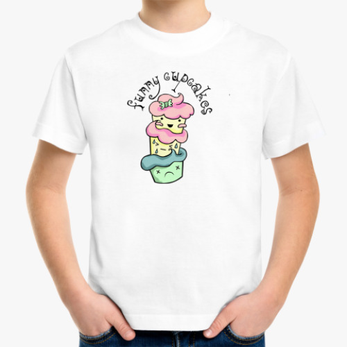Детская футболка cupcakes