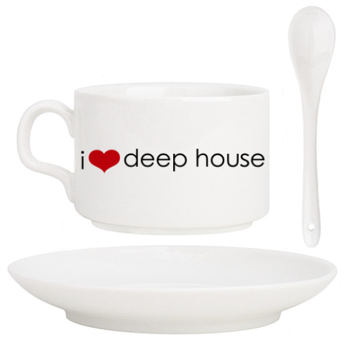 Кофейный набор I Love deep house