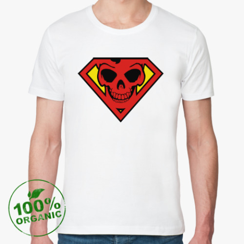 Футболка из органик-хлопка Skull Superman