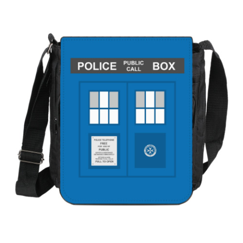 Сумка на плечо (мини-планшет) TARDIS