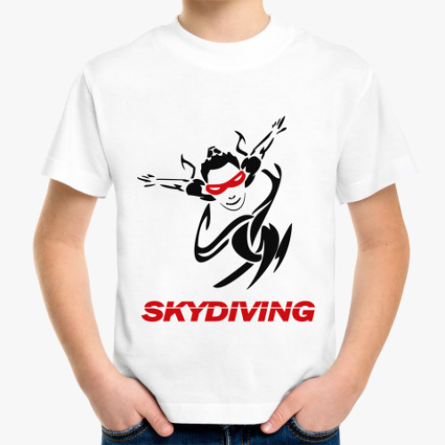 Детская футболка SKYDIVING