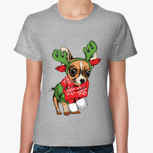 Женская футболка Год собаки