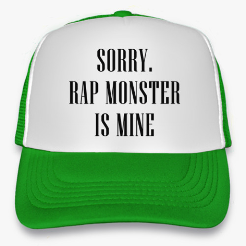 Кепка-тракер Sorry. Rap Monster is mine