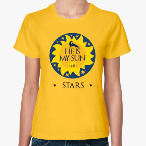 Женская футболка My sun and stars. Game of Thrones