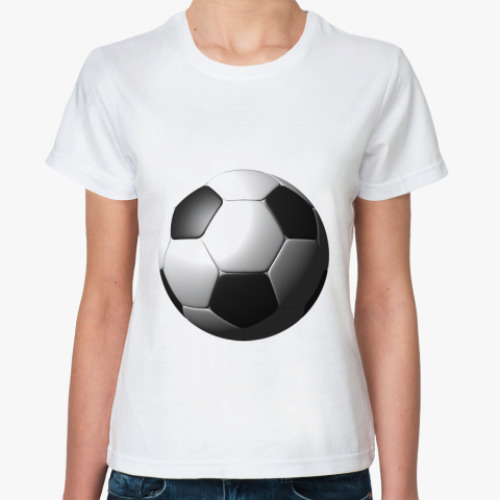 Классическая футболка  3D мяч