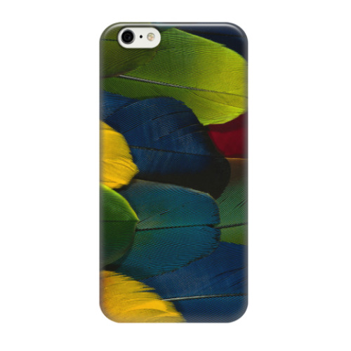Чехол для iPhone 6/6s перья птиц
