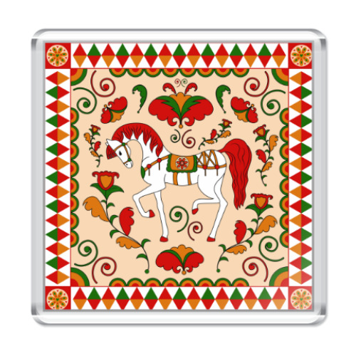 Магнит Русский орнамент / Russian folk ornament