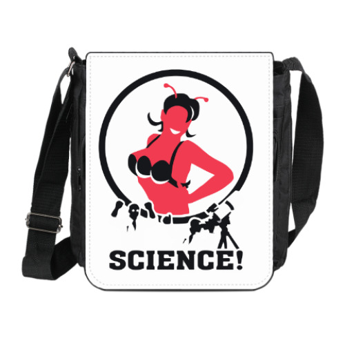 Сумка на плечо (мини-планшет) threeTits Science!
