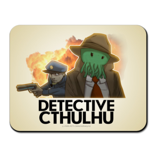 Коврик для мыши «Detective Cthulhu»