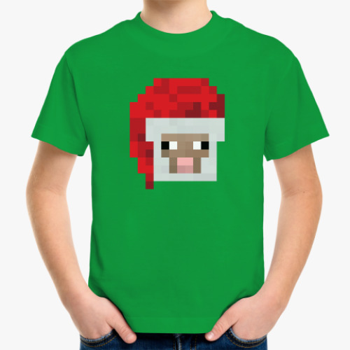 Детская футболка Знаменитая овечка из Minecraft
