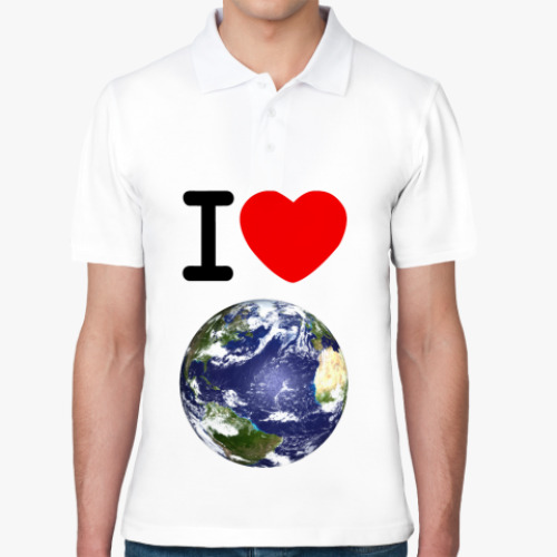 Рубашка поло Люблю Землю