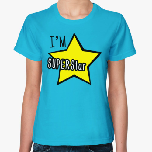 Женская футболка I'm Superstar