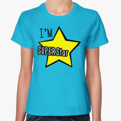 Женская футболка I'm Superstar