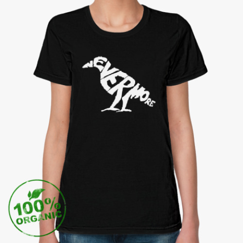 Женская футболка из органик-хлопка Nevermore