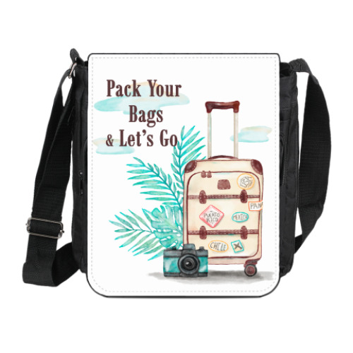 Сумка на плечо (мини-планшет) Pack your bags and let's go!