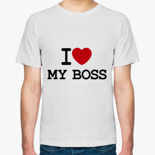 Футболка   I Love My Boss