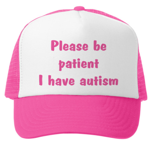 Кепка-тракер Аутизм Autism