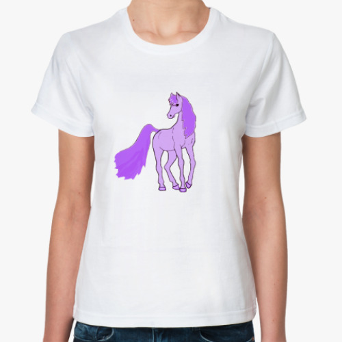 Классическая футболка лошадка