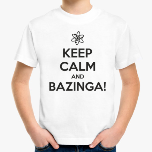 Детская футболка BAZINGA!