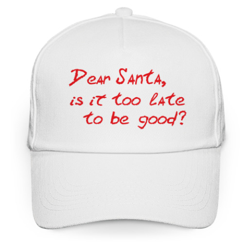 Кепка бейсболка Dear Santa, is it too late..?