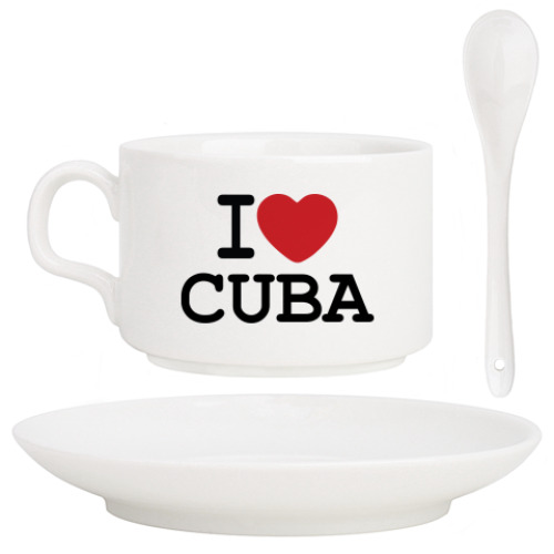 Кофейный набор I Love Cuba