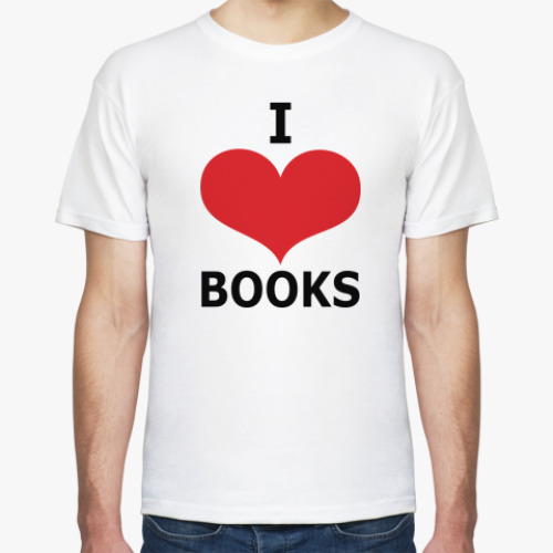 Футболка I Love Books