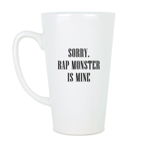 Чашка Латте Sorry. Rap Monster is mine