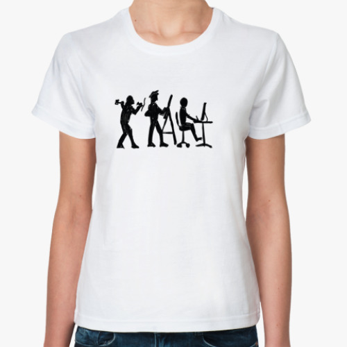 Классическая футболка  «Эволюция»