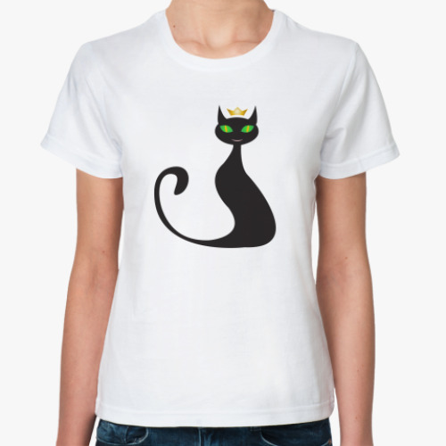 Классическая футболка Кошка царевна