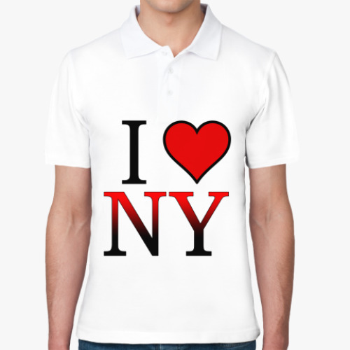 Рубашка поло I love NY