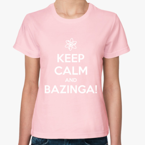 Женская футболка  BAZINGA!
