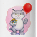 Кот и воздушный шарик