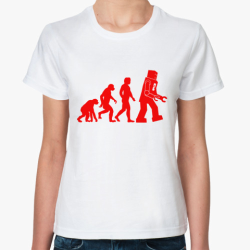 Классическая футболка  'Robot Evolution'
