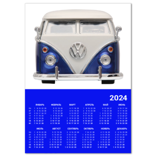 Календарь Volkswagen Bus