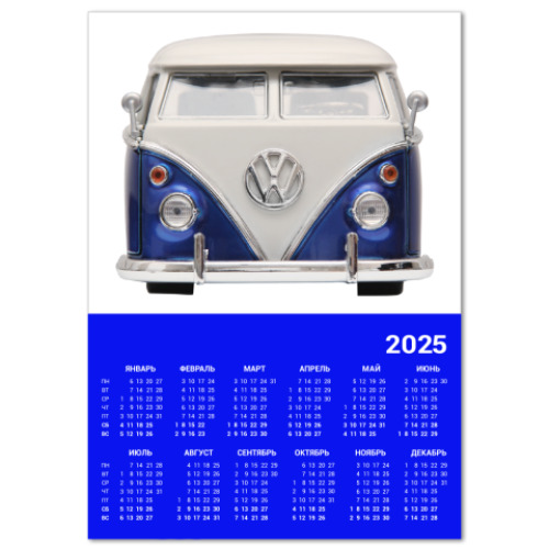Календарь Volkswagen Bus