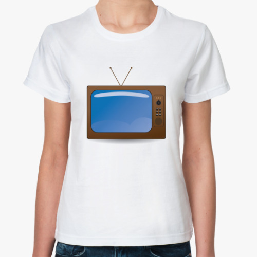 Классическая футболка телевизор