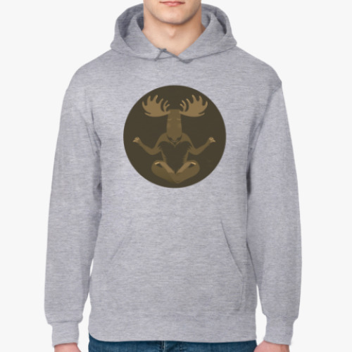 Толстовка худи Animal Zen: M is for Moose