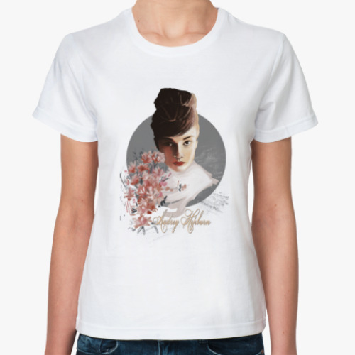 Классическая футболка Audrey Hepburn