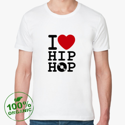 Футболка из органик-хлопка I Love Hip Hop