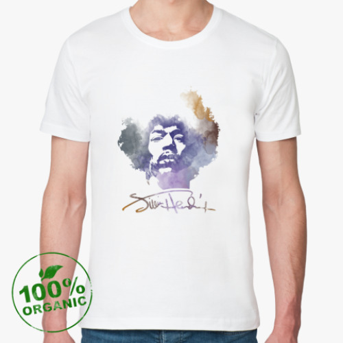 Футболка из органик-хлопка  Jimi Hendrix - Джими Хендрикс