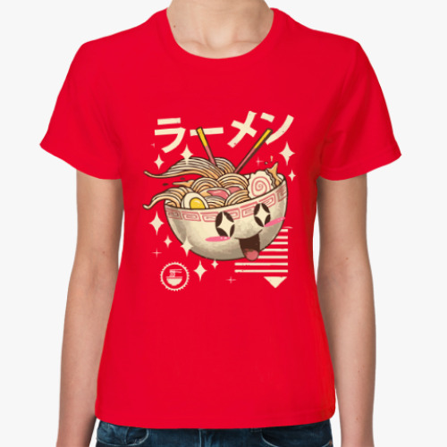 Женская футболка Китайская лапша